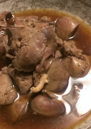 鶏レバー・ハツの甘辛煮-レシピのメイン写真