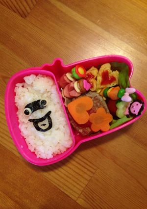妖怪ウォッチ ウィスパー キャラ弁-レシピのメイン写真
