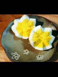 ゆで卵の飾り切り-レシピのメイン写真