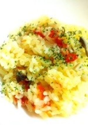 まいたけとプチトマトの炊き込みご飯-レシピのメイン写真
