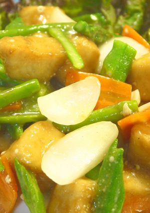 マグロと夏野菜の彩り炒め-レシピのメイン写真