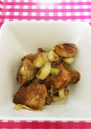 簡単！！鶏胸肉とネギのマヨポン炒め-レシピのメイン写真