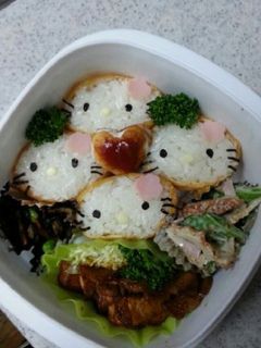 キャラ弁17 ★ キティちゃんの稲荷~-レシピのメイン写真