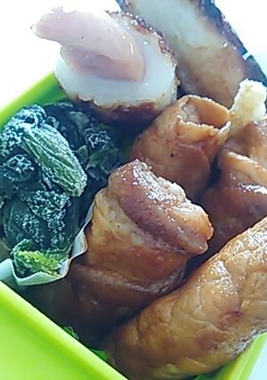 お弁当に♪簡単くるくるポークチャップ風-レシピのメイン写真