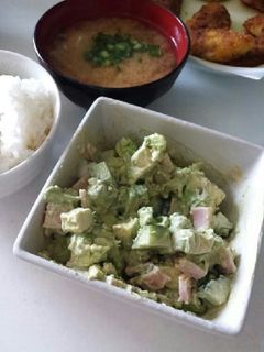 あと一品★アボカドとハムのサラダ♪-レシピのメイン写真