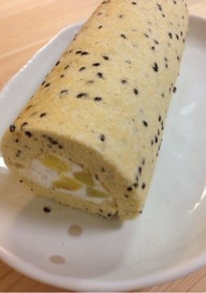 さつまいものロールケーキ-レシピのメイン写真