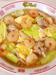 海老とキャベツの中華餡掛け-レシピのメイン写真