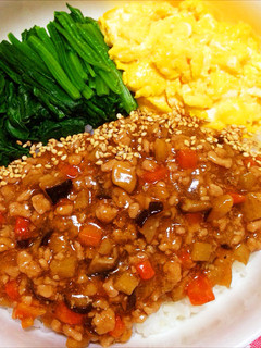 そぼろ餡かけ丼-レシピのメイン写真