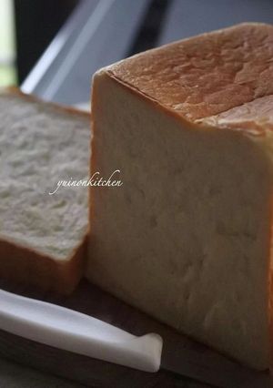 我が家の角食パン ２斤（HB使用）-レシピのメイン写真