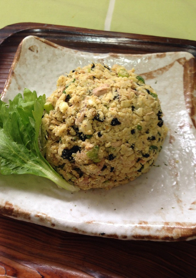 和風カレー味の簡単おからサラダ♪-レシピのメイン写真