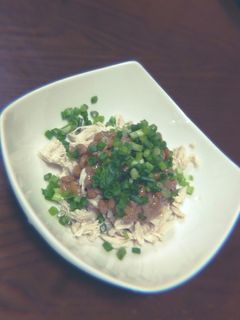 納豆バンバンジー-レシピのメイン写真