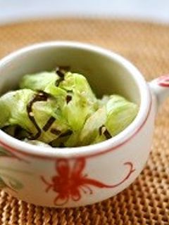 ★シャキシャキ★レタスのさっと塩昆布★-レシピのメイン写真