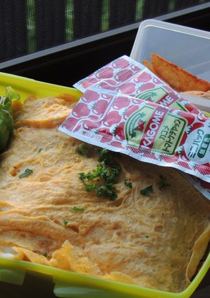 やみつき!高校生のオムライス弁当-レシピのメイン写真