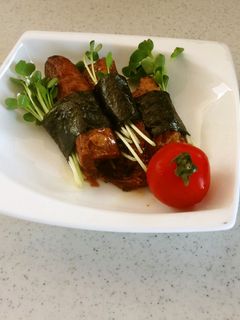 お弁当の隙間に蒲焼海苔巻き-レシピのメイン写真