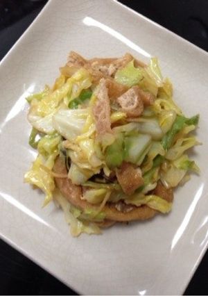 簡単おつまみ♪生姜が決め手キャベツ炒め☆-レシピのメイン写真