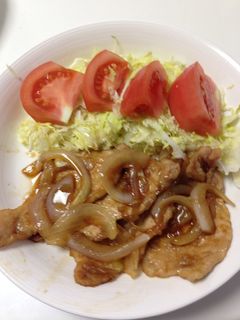 パパでも出来る☆簡単豚バラ生姜焼き☆-レシピのメイン写真
