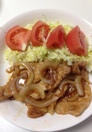 パパでも出来る☆簡単豚バラ生姜焼き☆-レシピのメイン写真
