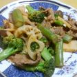 牛肉のオイスターソース炒め