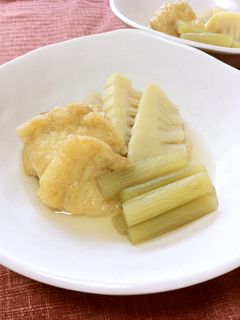 ふきと筍とおあげさん-レシピのメイン写真