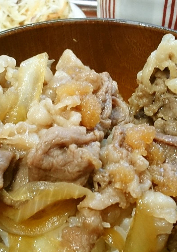 赤酒とたまり醤油を使った濃厚牛丼-レシピのメイン写真