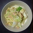 キャベツとツナのレンチンサラダ