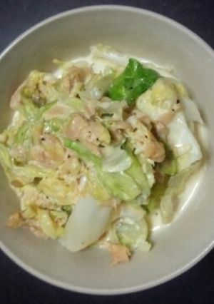 キャベツとツナのレンチンサラダ-レシピのメイン写真