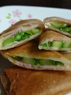 アスパラとベーコンの春巻き-レシピのメイン写真