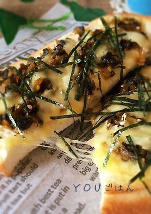 朝から手間なし♡簡単♪高菜トースト-レシピのメイン写真