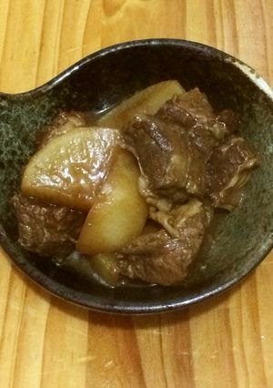大根と牛筋の中華煮込み-レシピのメイン写真