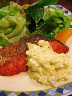 ワンルームご飯★鮭のムニエル&タルタル-レシピのメイン写真