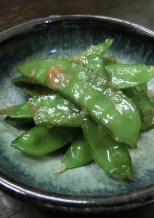 さやえんどうのあぶら味噌-レシピのメイン写真