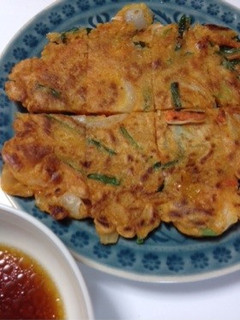 天ぷら粉でもっちもチヂミ-レシピのメイン写真