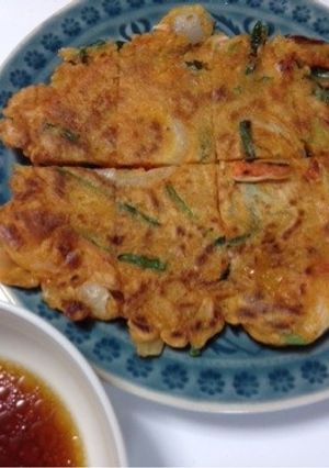 天ぷら粉でもっちもチヂミ-レシピのメイン写真