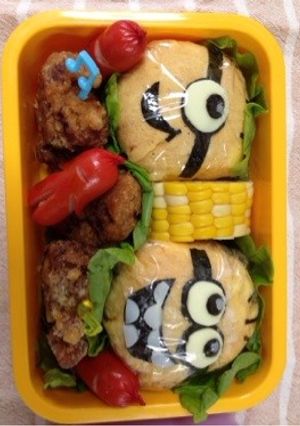 キャラ弁 ミニオン-レシピのメイン写真