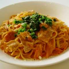 รูปของ キムチでクリームパスタ☆