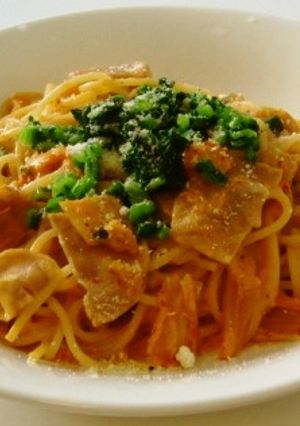 キムチでクリームパスタ☆-レシピのメイン写真