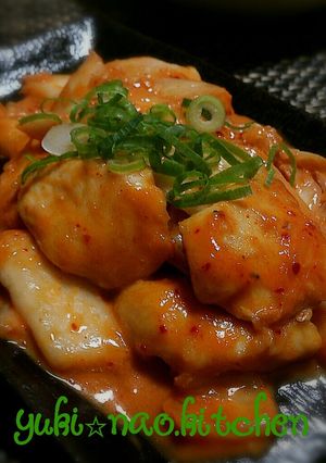 ☆節約♪むね肉とキムチのマヨポン☆-レシピのメイン写真