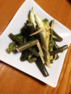 箸休めに ワラビの和え物-レシピのメイン写真