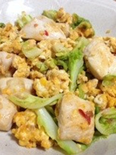 春キャベツと鶏肉のたまご炒め-レシピのメイン写真