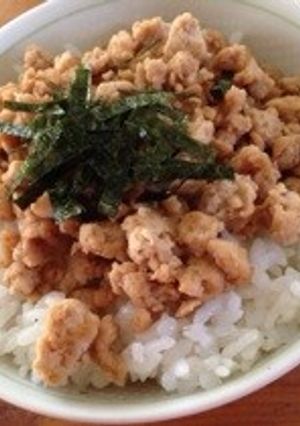 簡単！ヘルシー豆腐のそぼろ丼-レシピのメイン写真