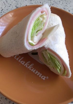ふんわり食パン de ラップサンド♪-レシピのメイン写真