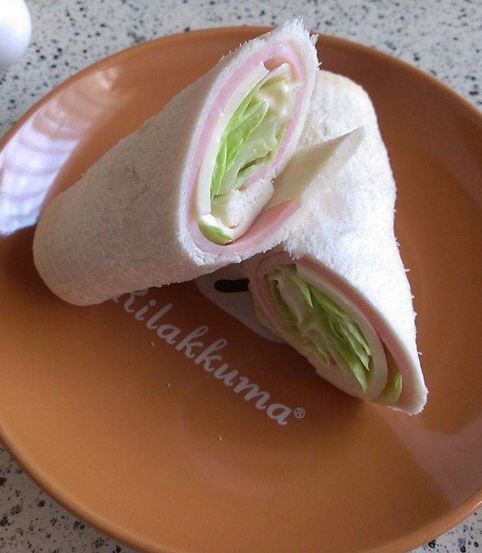 ふんわり食パン de ラップサンド♪-レシピのメイン写真