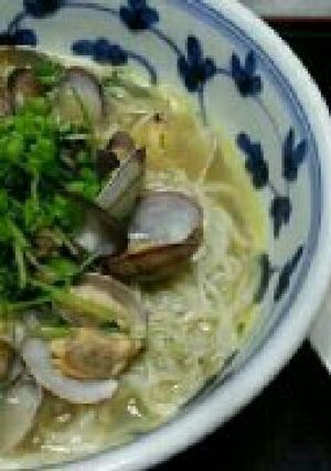 十三浜ワカメうどん アサリ酒蒸しワカメう-レシピのメイン写真