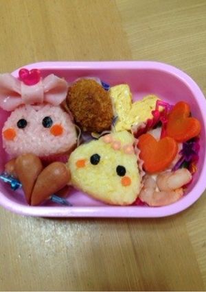 キャラ弁ほっぺちゃん*\(^o^)/*-レシピのメイン写真