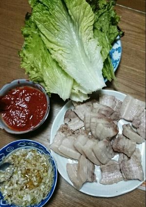 豚バラのレタス巻き-レシピのメイン写真