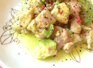 チキンとアボカドのレモンペッパー炒め-レシピのメイン写真