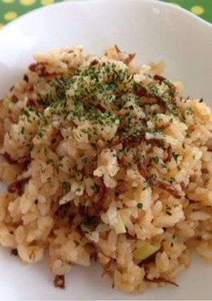 カルシウム沢山！くぎ煮の簡単チャーハン-レシピのメイン写真