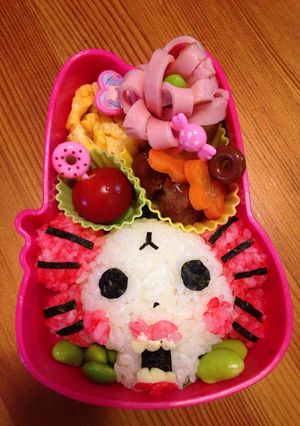妖怪ウォッチ しゃれこ婦人 キャラ弁☆-レシピのメイン写真