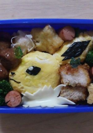 キャラ弁☆ ポケモン サンダース♪-レシピのメイン写真