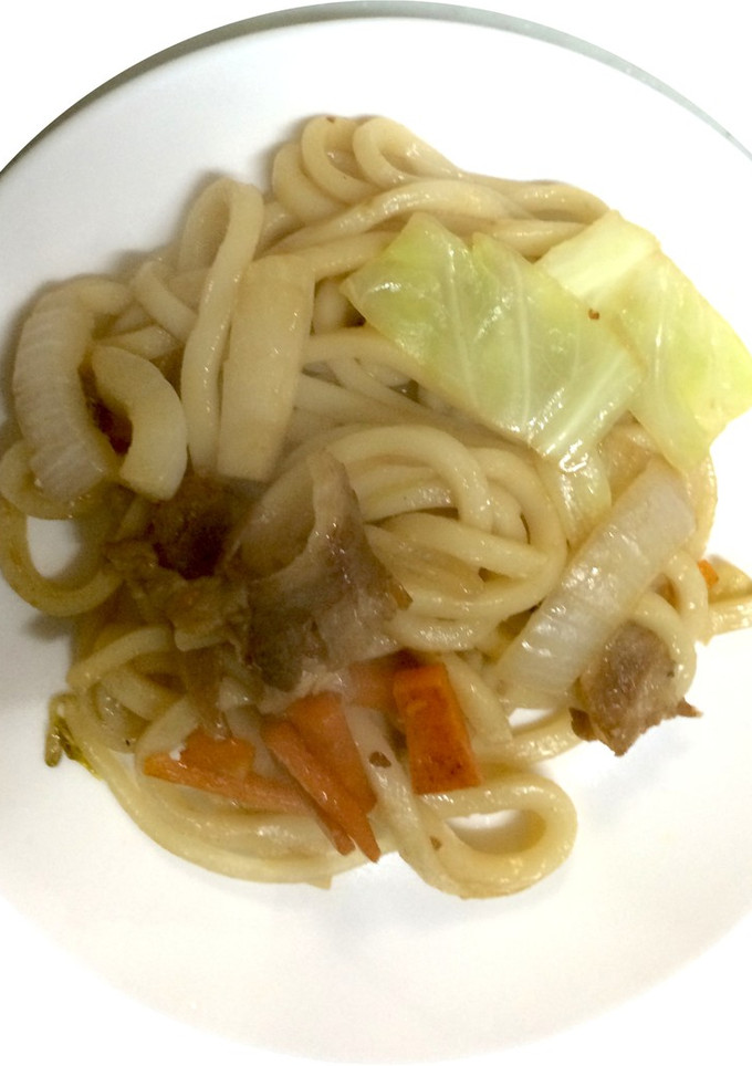 焼うどん　めんつゆ未使用-レシピのメイン写真